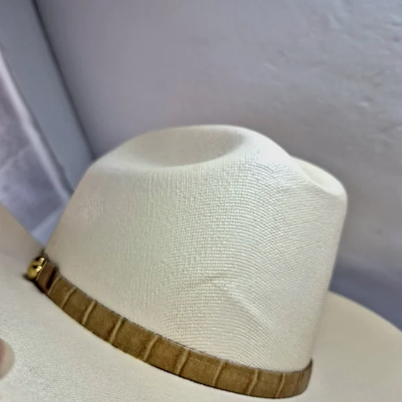 NWOT Remington 50X "Arma tu Instinto" Vented Straw Cowboy Hat Vented Cowboy - Picture 13 of 16